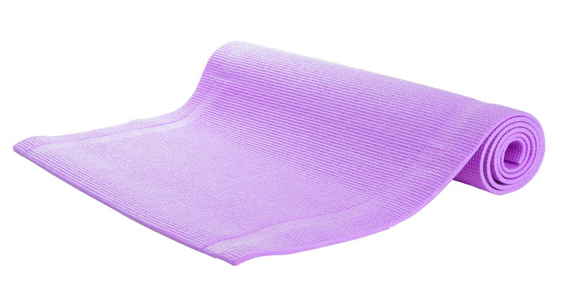 Mind Reader YOGAPVC-PUR All Purpose Extra Thick Yoga Fitness & Exercise Mats with Carrying Strap, High Density Anti-Tear - Image 3